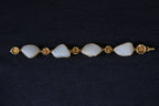 ATELIER 003 · Suet White — nephrite jade bracelet, close view