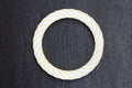 ATELIER 005 · Suet White — nephrite jade bangle, front