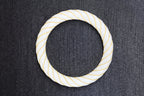 ATELIER 005 · Suet White — nephrite jade bangle, front