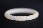 ATELIER 005 · Suet White — nephrite jade bangle, detail