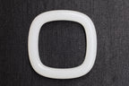 ATELIER 006 · Suet White — nephrite jade bangle, front