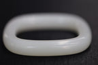 ATELIER 006 · Suet White — nephrite jade bangle, detail