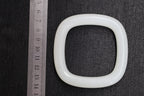 ATELIER 006 · Suet White — nephrite jade bangle, size reference