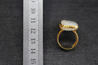 ATELIER 009 · Multi-Colour — nephrite jade ring, size reference