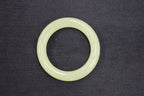 ATELIER 012 · Golden Green — nephrite jade round bangle, alternate view