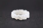 ATELIER 015 · Suet White — nephrite jade ring, detail