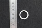 ATELIER 015 · Suet White — nephrite jade ring, size reference