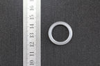 ATELIER 017 · Smoky Lilac — nephrite jade ring, size reference