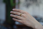 ATELIER 018 · Multi-Colour — nephrite jade ring, on the hand