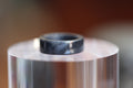 ATELIER 019 · Ink Wash — nephrite jade ring, front