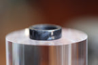 ATELIER 019 · Ink Wash — nephrite jade ring, front