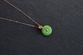 ATELIER 020 · Willow Green — nephrite jade necklace, front