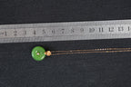 ATELIER 020 · Willow Green — nephrite jade necklace, size reference