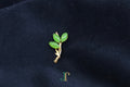 ATELIER 022 · Willow Green — nephrite jade brooch, front