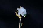 ATELIER 023 · Suet White — nephrite jade brooch, detail