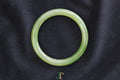 ATELIER 026 · Willow Green — nephrite jade round bangle, front