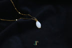 ATELIER 031 · Suet White — nephrite jade necklace, close view