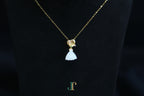 ATELIER 033 · Suet White — nephrite jade pendant, detail