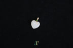 ATELIER 034 · Suet White — nephrite jade pendant, flat lay