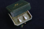 ATELIER 035 · Suet White — nephrite jade earrings, packaging
