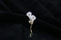 ATELIER 036 · Suet White — nephrite jade brooch, front