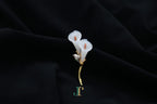 ATELIER 036 · Suet White — nephrite jade brooch, front