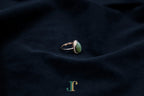 ATELIER 040 · Cat's Eye — nephrite jade ring, side view