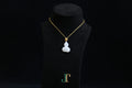 ATELIER 041 · Suet White — nephrite jade pendant, front