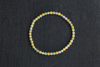 GAIA Earthy 4 · Multi-Colour — nephrite jade bead bracelet, front