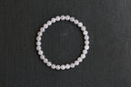 GAIA Earthy 6 · Smoky Lilac — nephrite jade bead bracelet, front