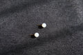 GAIA Luna 8 · Suet White — nephrite jade earrings, front