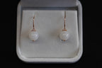 GAIA Luna 10 · Suet White — nephrite jade earrings, packaging