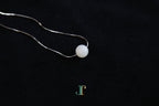 GAIA Pure 10 · Suet White — nephrite jade bead necklace, detail