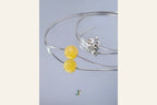 GAIA Pure 8 · Honey-Amber — nephrite jade bead necklace, detail