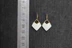 GALET 024 · Suet White — nephrite jade earrings, size reference