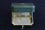 GALET 036 · Willow Green — nephrite jade earrings, in the gift box