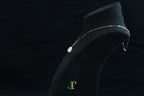 GALET 040 · Suet White — nephrite jade necklace, side view