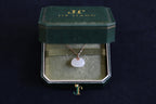 GALET 040 · Suet White — nephrite jade necklace, in the box