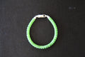 PASTILLE Disc 6×3.5 · Willow Green — nephrite jade pastille bracelet, front
