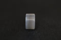 PILLAR Pure 15×9 · Smoky Lilac — nephrite jade pendant, front