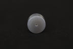 PILLAR Pure 15×9 · Smoky Lilac — nephrite jade pendant, end view