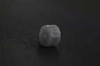 PILLAR Pure 15×9 · Smoky Lilac — nephrite jade pendant, angled view