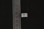 PILLAR Pure 15×9 · Smoky Lilac — nephrite jade pendant, with a ruler for scale