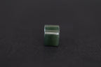 PILLAR Pure 16×11.2 · Spinach Green — nephrite jade pendant, front