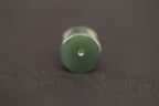 PILLAR Pure 16×11.2 · Spinach Green — nephrite jade pendant, end view