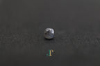 PILLAR Pure 7×6 · Ink Wash — nephrite jade cylinder necklace, close view