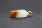 TABULA 010 · Multi-Colour — nephrite jade pendant, close view