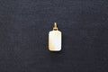 TABULA 011 · Multi-Colour — nephrite jade pendant, front