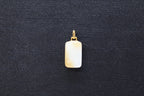 TABULA 011 · Multi-Colour — nephrite jade pendant, front