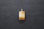 TABULA 013 · Multi-Colour — nephrite jade pendant, front
